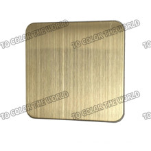 High Quality 201 Stainless Steel Hairline Sheet for Decoration Materials